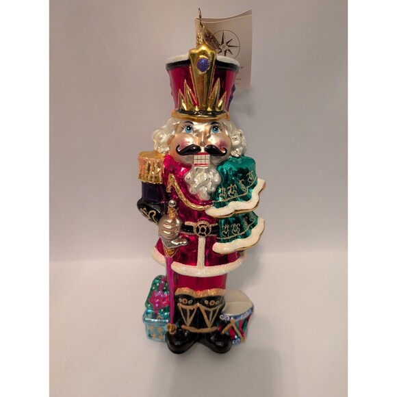 Christopher Radko Retired Ltd Ed Chivalrous Nutcracker Christmas Ornament Huge - Picture 1 of 6